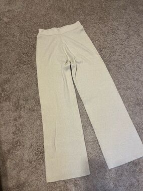 Women's Ribbed Wide-Leg Pants